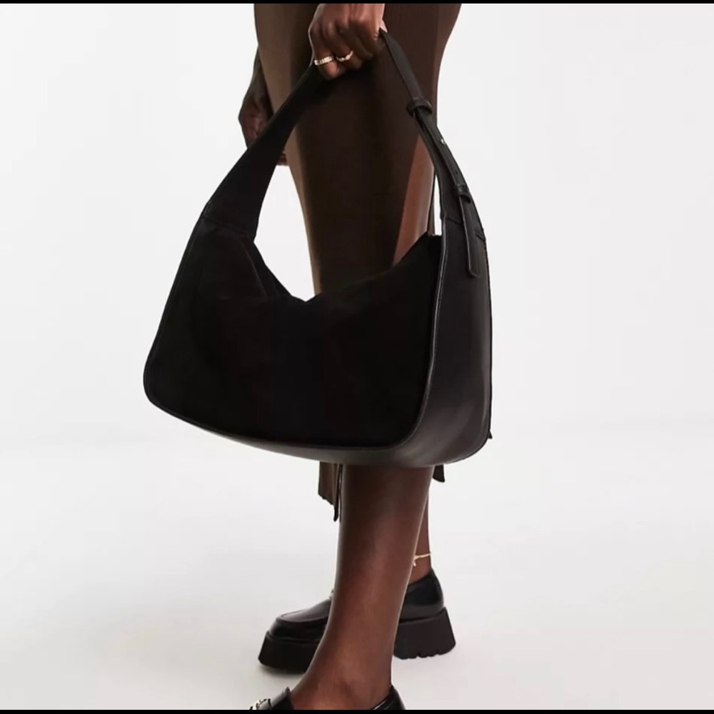 Mango Shoulder Bag - Black